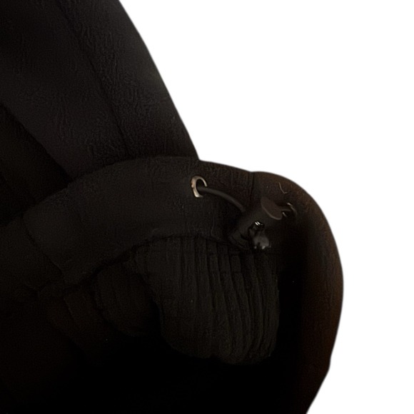 New Balance Men's Fleece Full Zip Jacket Zip Media Pocket Solid Black Size L - Picture 5 of 6